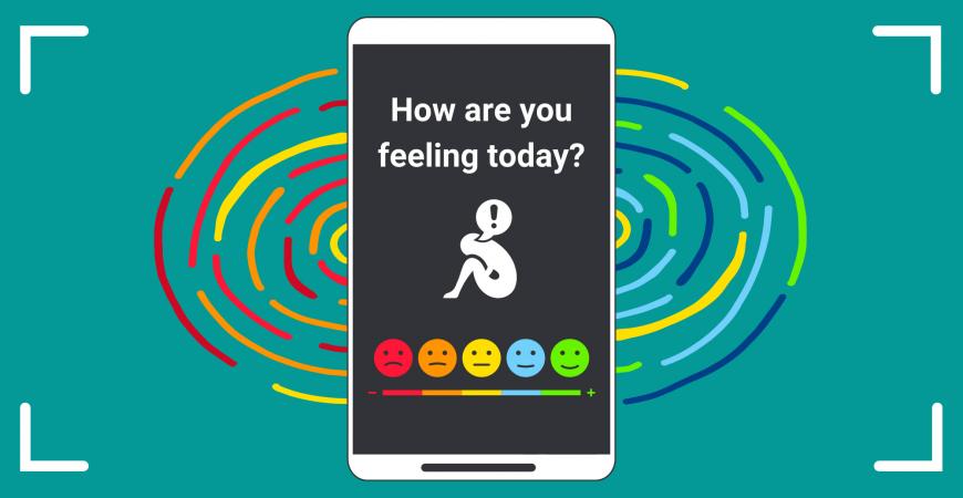 Cellphone with a mood tracker