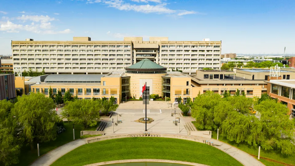 This image depicts the York University campus.