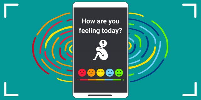 Cellphone with a mood tracker